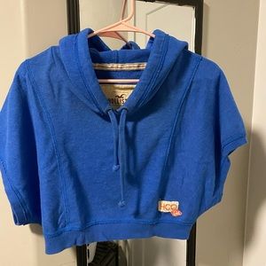 Hollister Sleeveless Cropped Hoodie